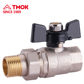 One 1/2" PEX Brass Ball Valve Full Port Crimp Shut-off Valves for Water PEX Tubing